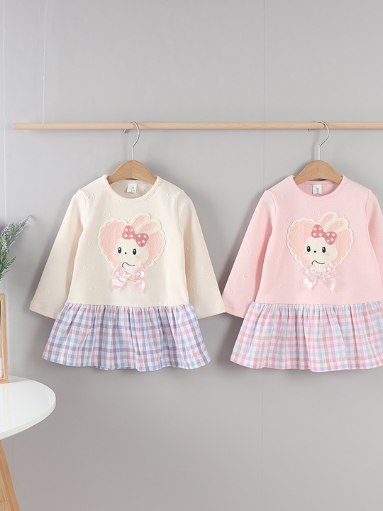 Check Rabbit One-piece Check Rabbit One-piece