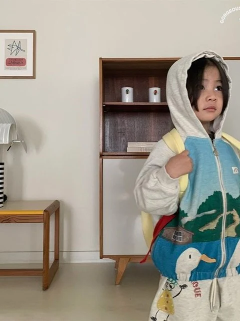 Duck Hood Zip-up Jacket