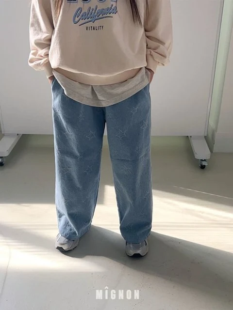 Star Denim Pants