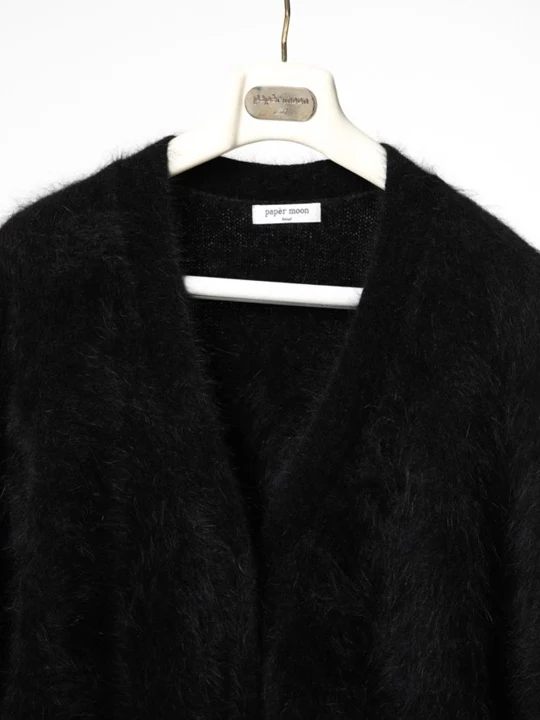 Luxe Angora Knit Cardigan Luxe Angora Knit Cardigan