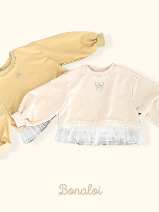 Mini Mesh Frill Sweatshirts Mini Mesh Frill Sweatshirts