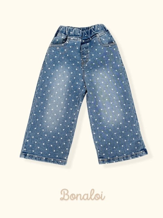 Mini Heart Denim Pants Mini Heart Denim Pants