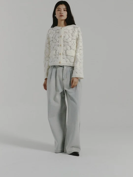 Pleatas Maison Denim Pants