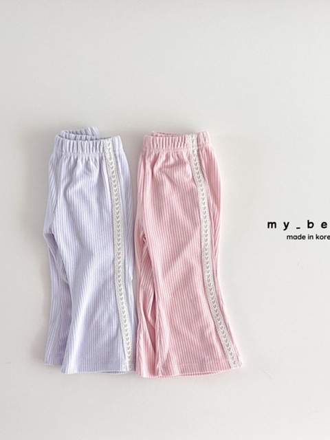 Lace Bootcut Pants
