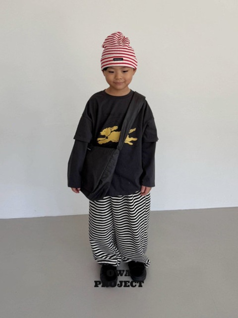 Basic Stripe Wide Pants Basic Stripe Wide Pants