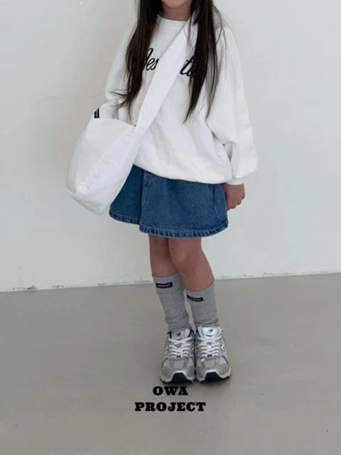 Shirring Denim Skirt