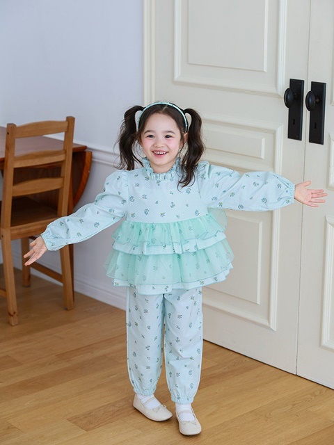 Flower Cancan Top Bottom Set