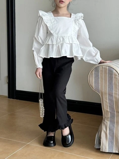 Pom Pom Frill Bootcut Pants Pom Pom Frill Bootcut Pants