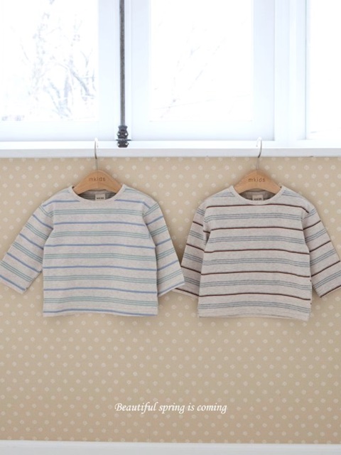 Cream Stripe Tee
