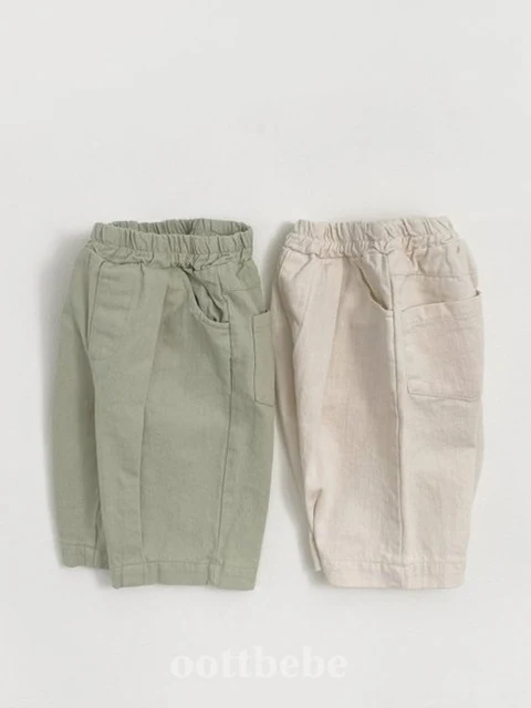 Sand Pin-tuck Pants