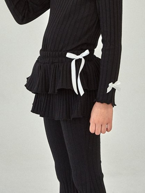Ribbon Cancan Bootcut Pants Ribbon Cancan Bootcut Pants