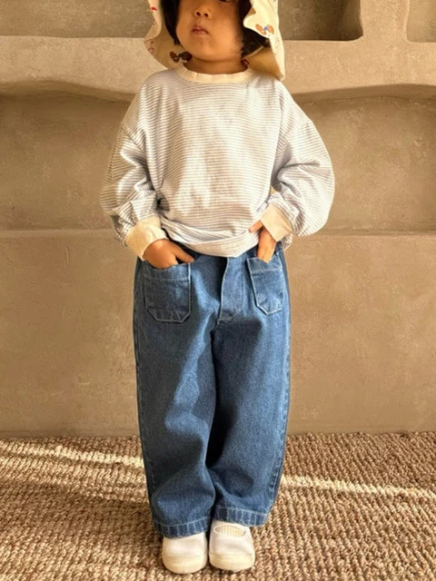 Pocket Denim Pants Pocket Denim Pants
