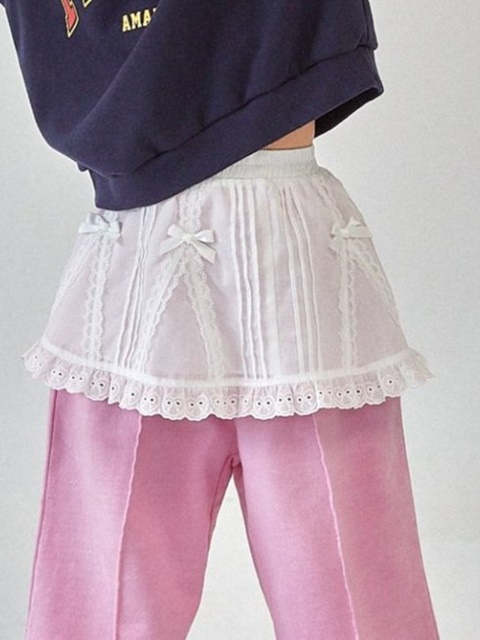 Pin-tuck Ribbon Skirt Pin-tuck Ribbon Skirt