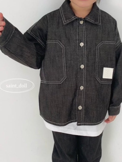 Boy Fit Denim Shirt