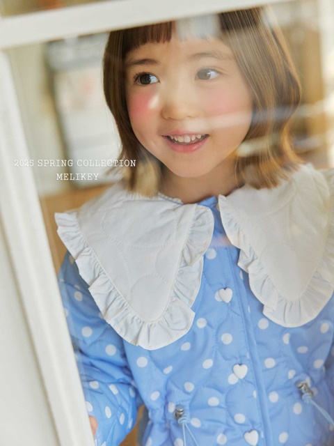 Dot Collar Quilting Jacket