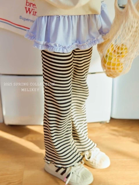 Jelly Ribbed Bootcut Pants