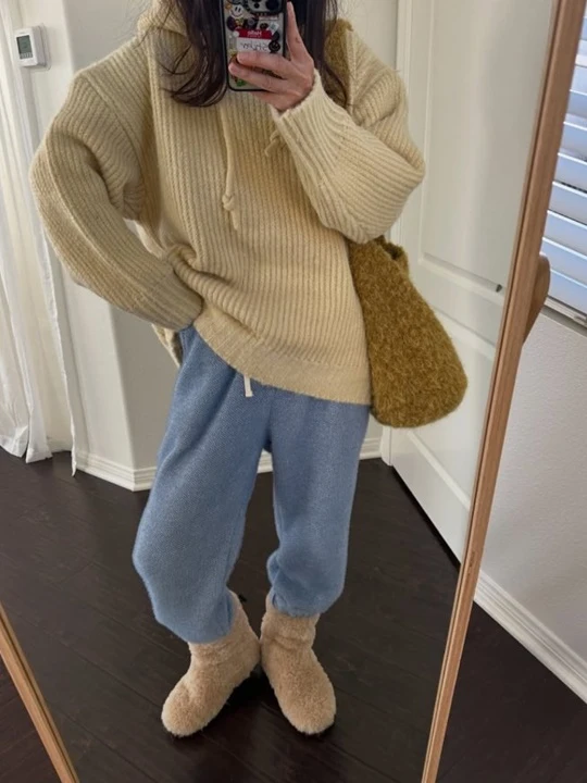 Hood Knit Pullover Hood Knit Pullover
