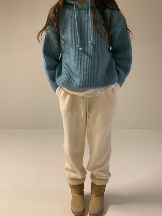 Hood Knit Pullover Hood Knit Pullover
