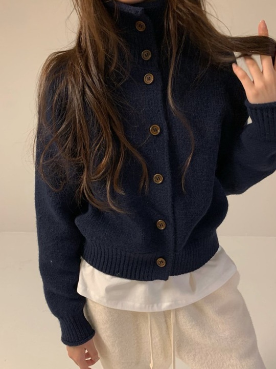 Turtleneck Cardigan Turtleneck Cardigan