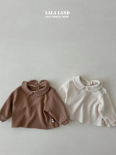Bebe Waffle Collar Tee