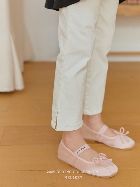 Cotton Slit Pants (with Mom)