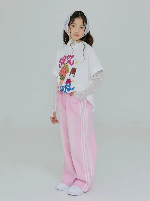 Pink Line Pants