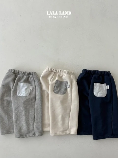 Pocket Straight Pants 