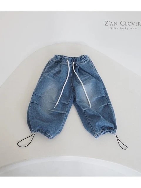 Denim Balloon Pants