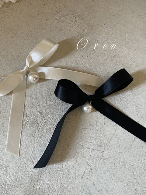 Coco Ribbon Brooch (set of 2)