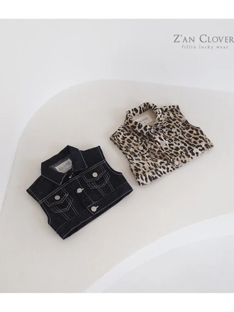 Dark Blue Crop Vest