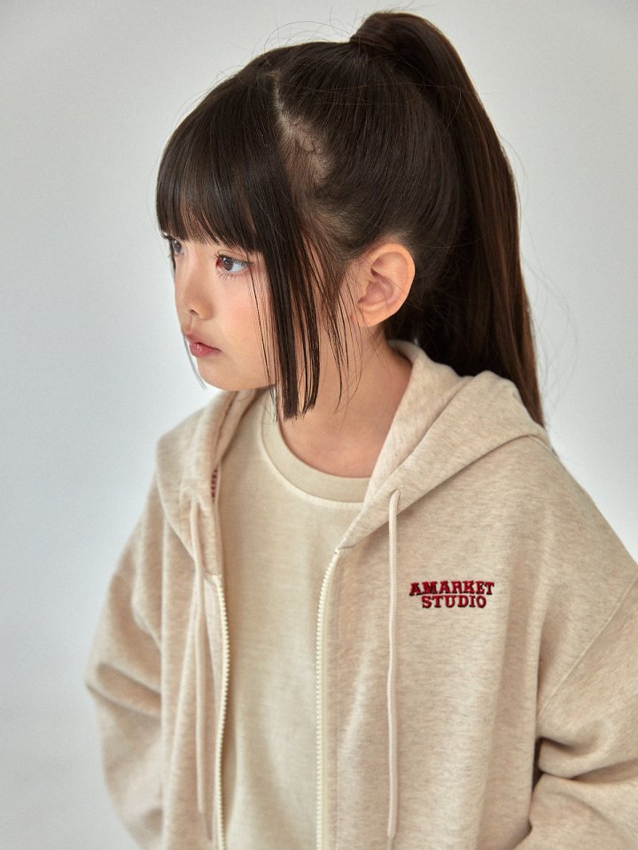 A-Market - Korean Children Fashion - #Kfashion4kids - Classic Hooded Zip-up (with Mom) - 12
