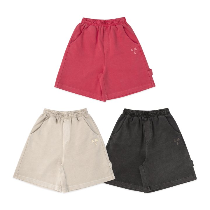 A-Market - Korean Children Fashion - #Kfashion4kids - Pigment Bermuda Pants