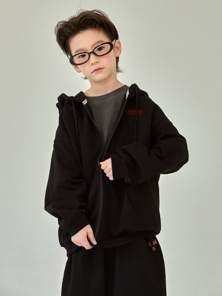 A-Market - Korean Children Fashion - #stylishchildhood - Classic Hooded Zip-up (with Mom) - 4