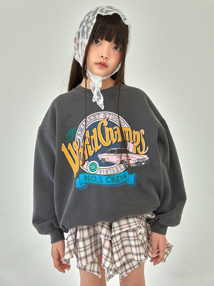 A-Market - Korean Children Fashion - #childofig - Vintage Crew Sweatshirts - 9