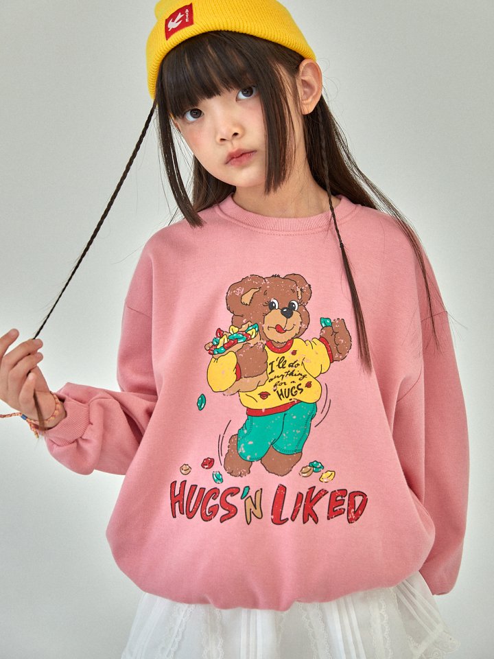 A-Market - Korean Children Fashion - #childofig - Hug Bear Sweatshirts - 4