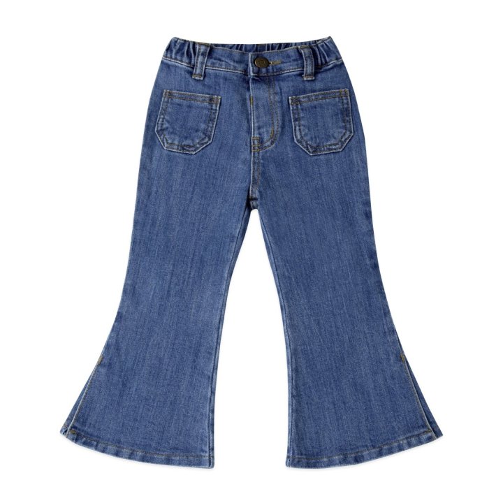 A-Market - Korean Children Fashion - #childofig - Point Bootcut Pants