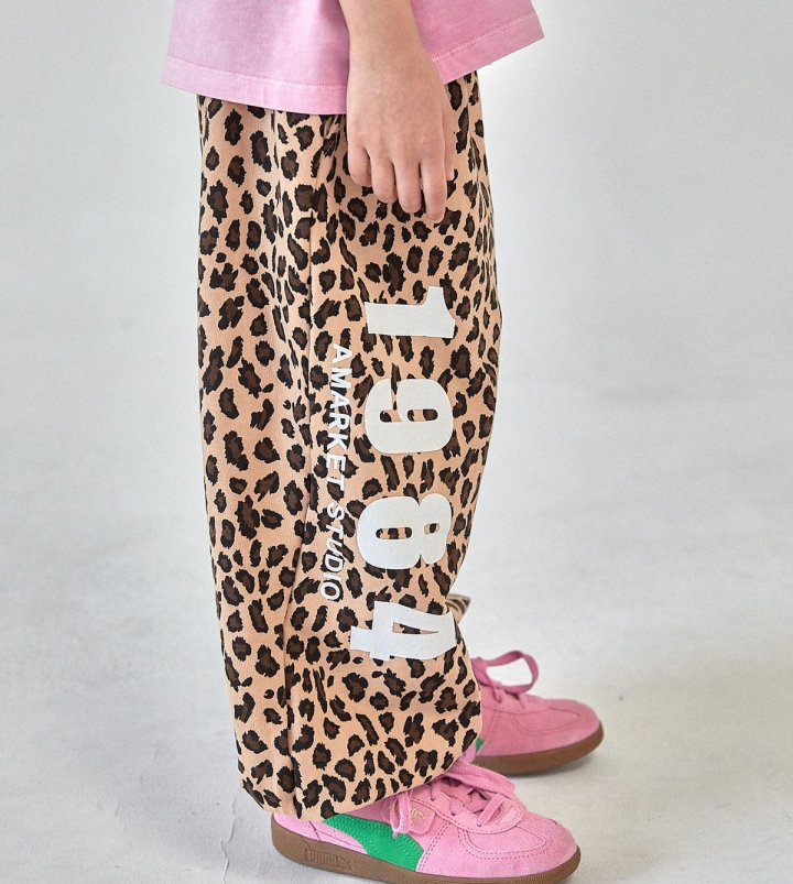 A-Market - Korean Children Fashion - #childofig - Leopard 1984 Pants