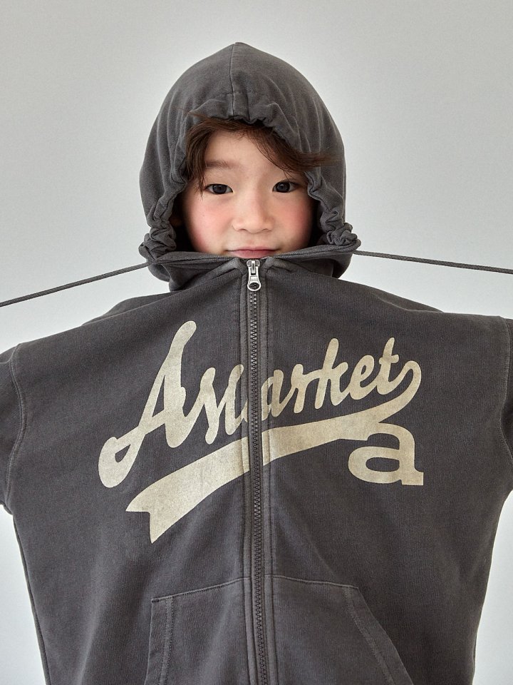 A-Market - Korean Children Fashion - #childofig - Pigment Hooded Jumper (with Mom)