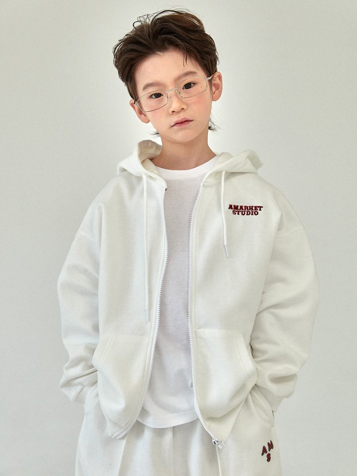 A-Market - Korean Children Fashion - #childrensboutique - Classic Hooded Zip-up (with Mom) - 5