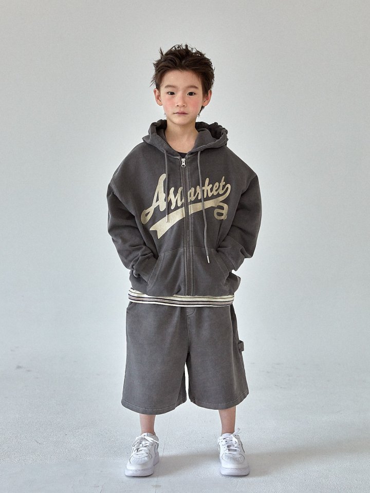 A-Market - Korean Children Fashion - #childrensboutique - Pigment Bermuda Pants - 8
