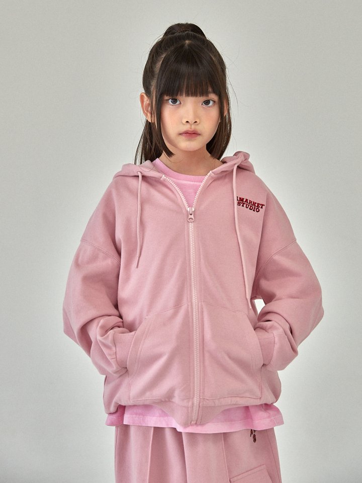 A-Market - Korean Children Fashion - #designkidswear - Classic Hooded Zip-up (with Mom) - 6