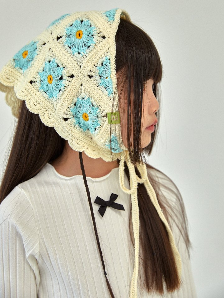 A-Market - Korean Children Fashion - #designkidswear - Crochet Bandana - 5