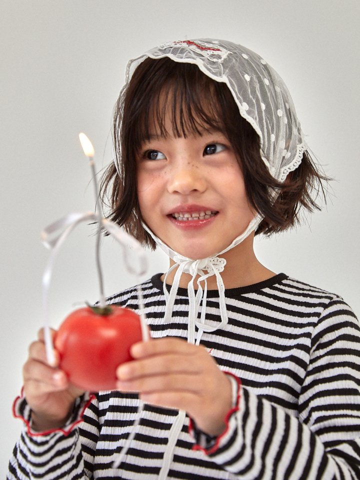 A-Market - Korean Children Fashion - #designkidswear - Dot Lace Bandana