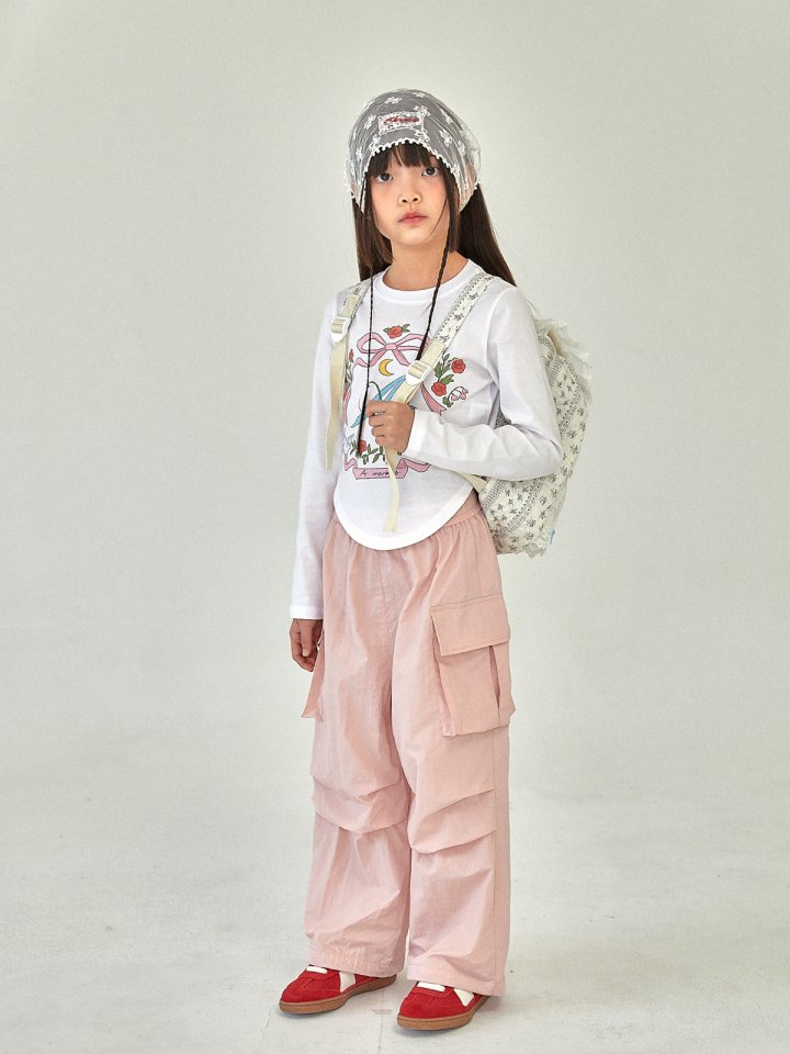 A-Market - Korean Children Fashion - #discoveringself - Ribbon Lace Bandana - 5