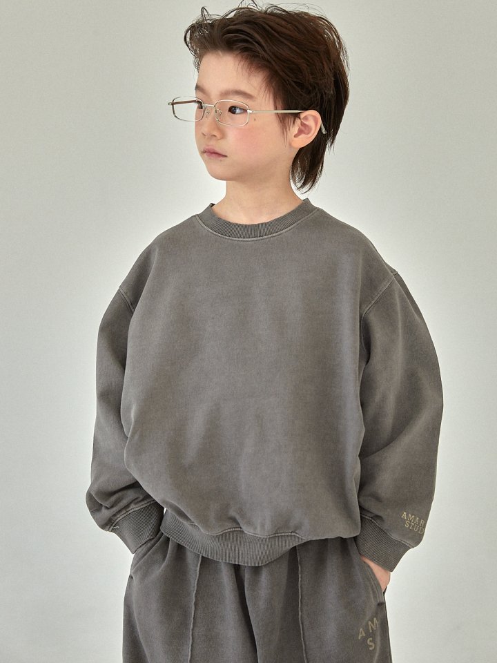 A-Market - Korean Children Fashion - #discoveringself - Pigment Sweatshirts - 11