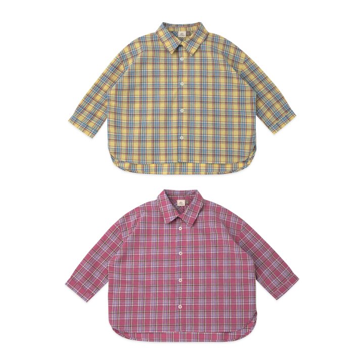 A-Market - Korean Children Fashion - #fashionkids - Pop Check Shirt