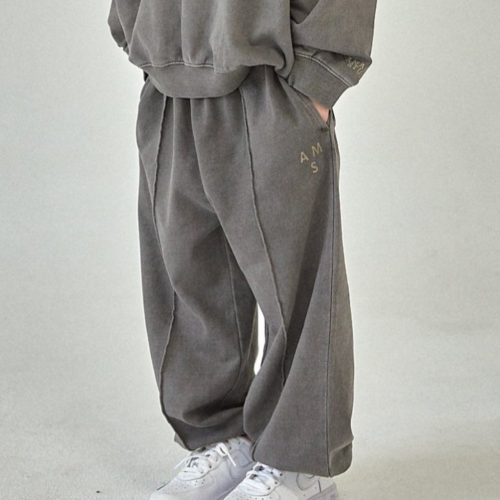 A-Market - Korean Children Fashion - #fashionkids - Pigment Jogger Pants (with Mom)