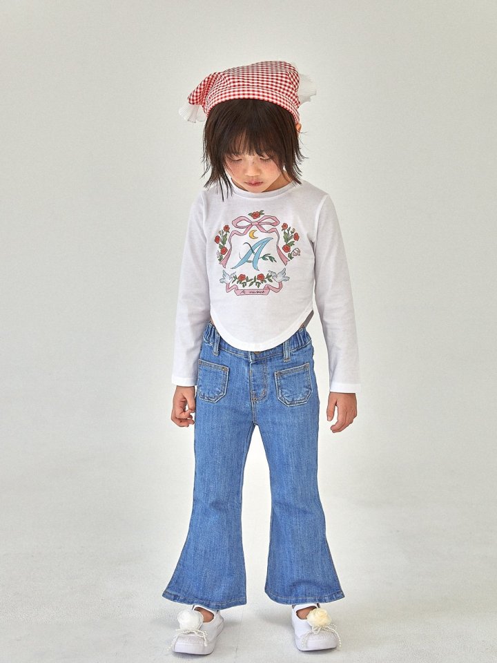 A-Market - Korean Children Fashion - #kidsshorts - Point Bootcut Pants - 6