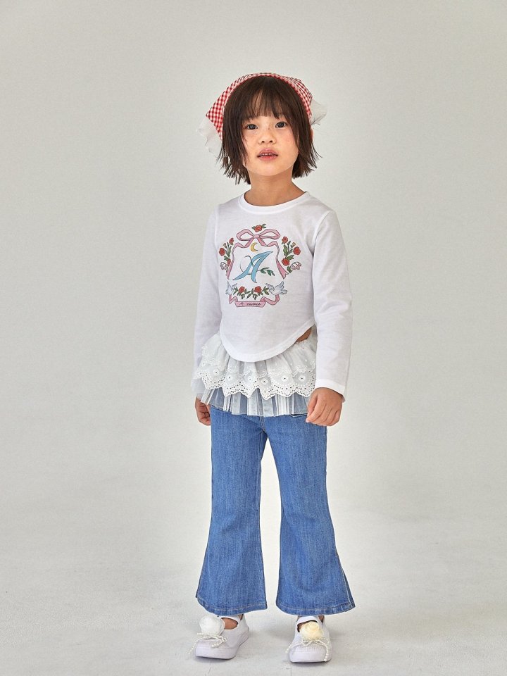 A-Market - Korean Children Fashion - #kidsstore - Point Bootcut Pants - 7