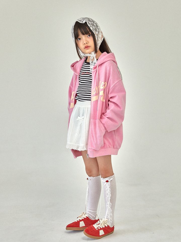 A-Market - Korean Children Fashion - #kidzfashiontrend - Pin-tuck Ribbon Skirt - 6